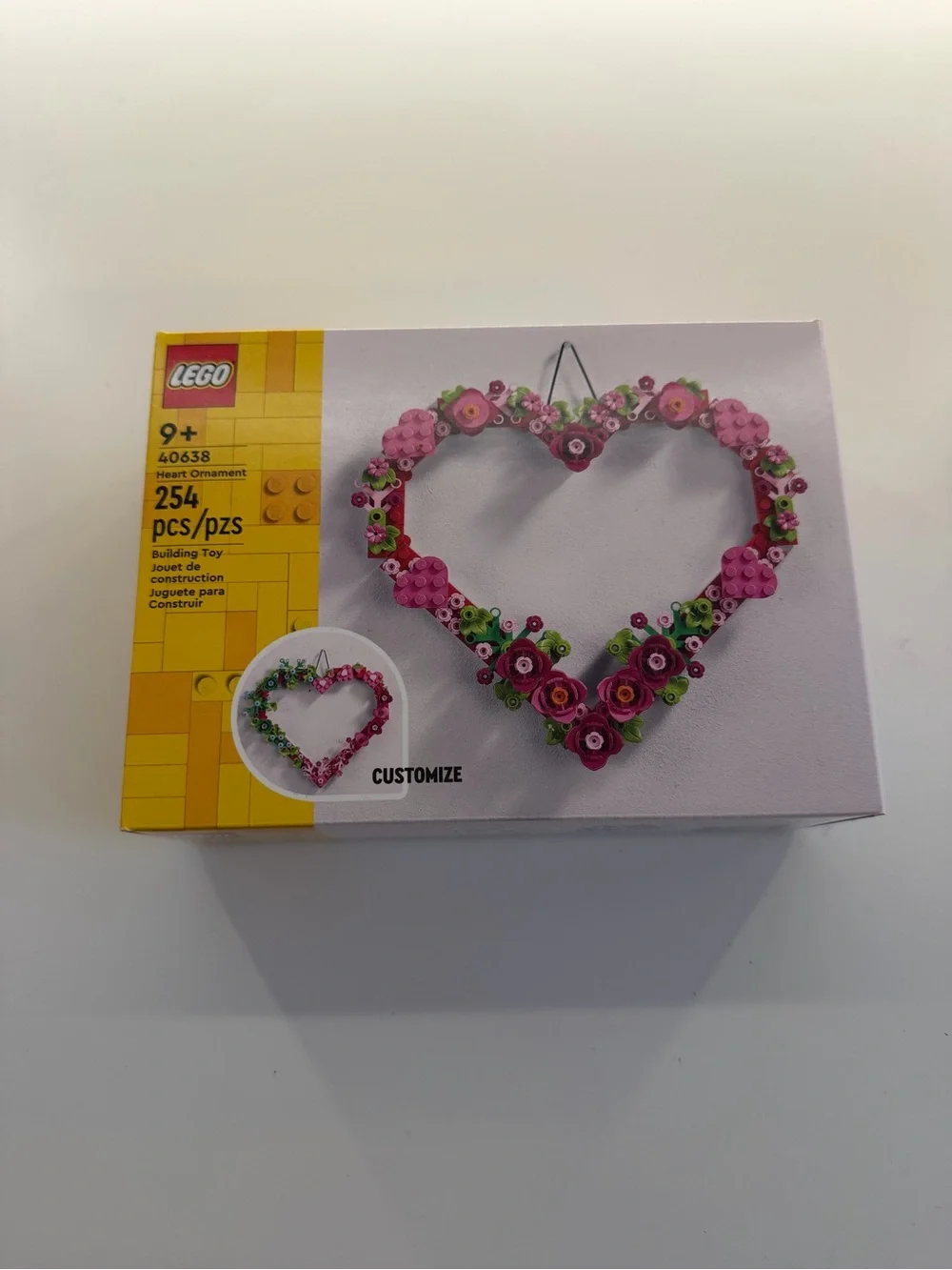 LEGO Heart Ornament